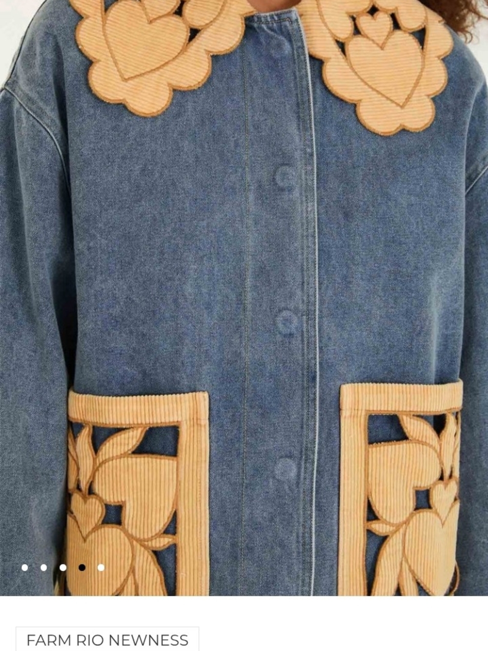 Farm Rio Denim Richelieu Barn Jacket - Picture 8 of 9